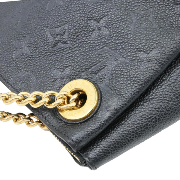 LOUIS VUITTON Surene BB Empreinte Leather Shoulder Bag Black