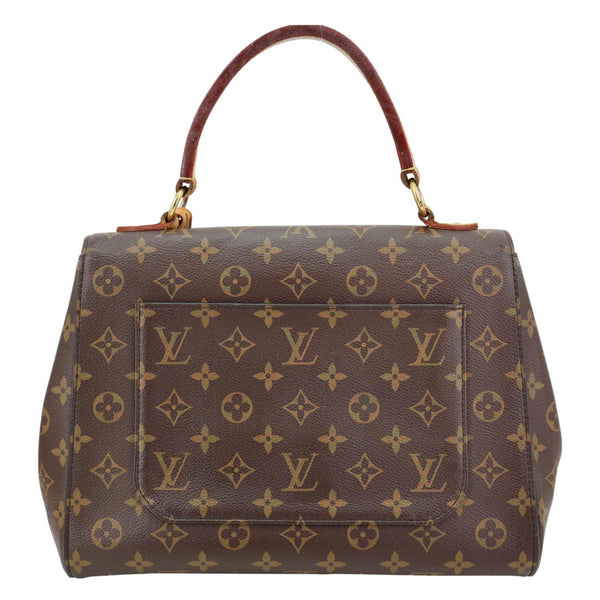 LOUIS VUITTON Cluny MM Monogram Canvas Crossbody Bag Brown