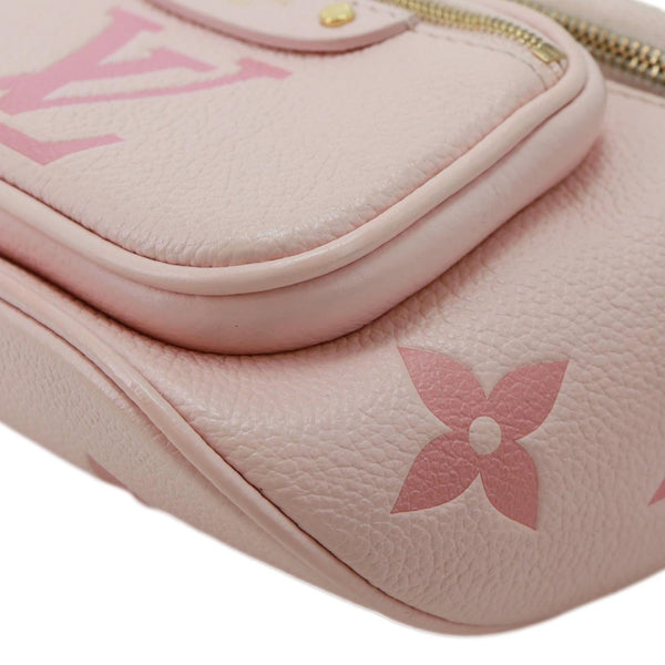 LOUIS VUITTON Mini Giant Monogram Empreinte Leather Bumbag Gradient Pink