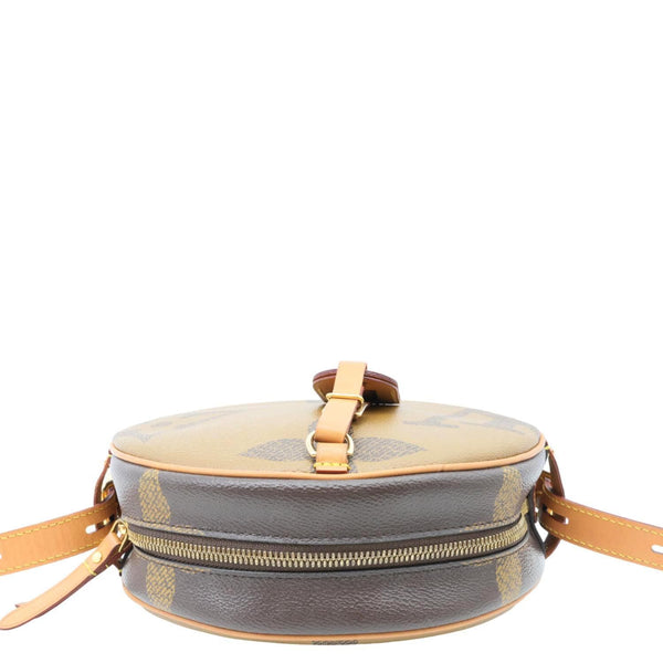 LOUIS VUITTON Boite Chapeau Souple Reverse Monogram Canvas Shoulder Bag Brown