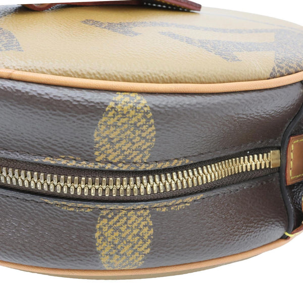 LOUIS VUITTON Boite Chapeau Souple Reverse Monogram Canvas Shoulder Bag Brown