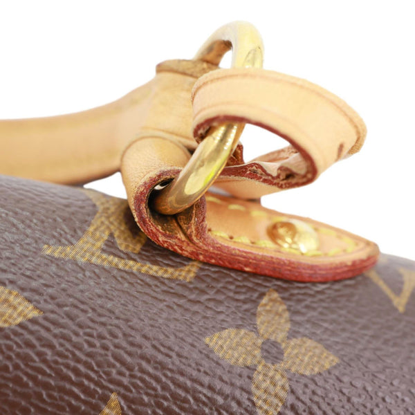 LOUIS VUITTON Cluny MM Monogram Canvas Crossbody Bag Brown