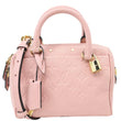 LOUIS VUITTON Speedy 20 Bandouliere Monogram Empreinte Crossbody Bag Pink
