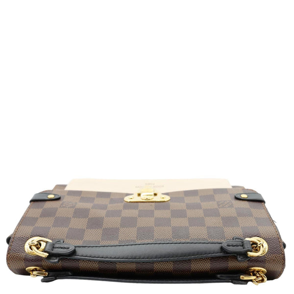 LOUIS VUITTON Vavin PM Damier Ebene Crossbody Bag Cream
