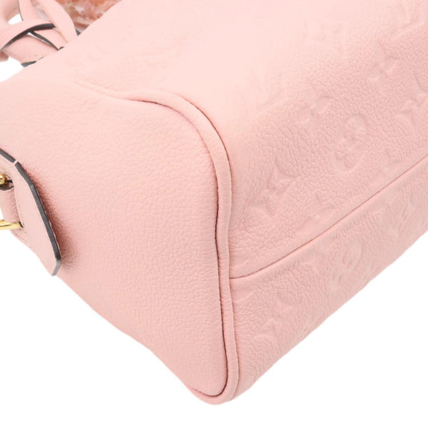 LOUIS VUITTON Speedy 20 Bandouliere Monogram Empreinte Crossbody Bag Pink