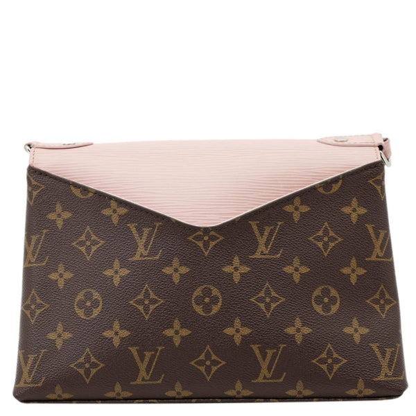 LOUIS VUITTON Saint Michel Monogram Epi Shoulder Bag Pink