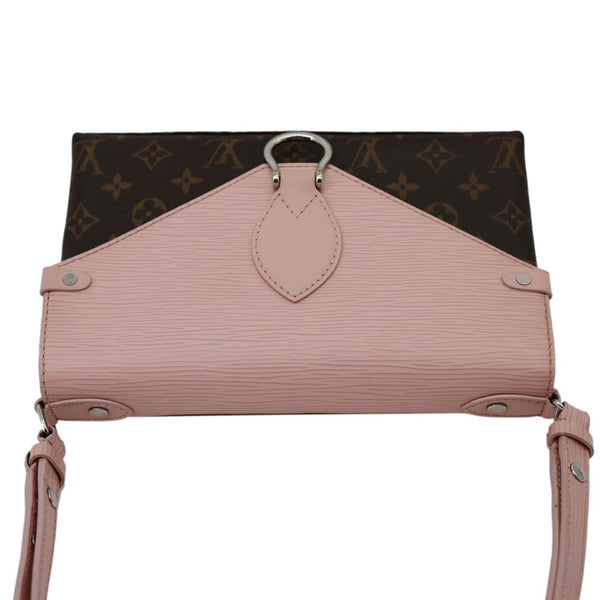 LOUIS VUITTON Saint Michel Monogram Epi Shoulder Bag Pink