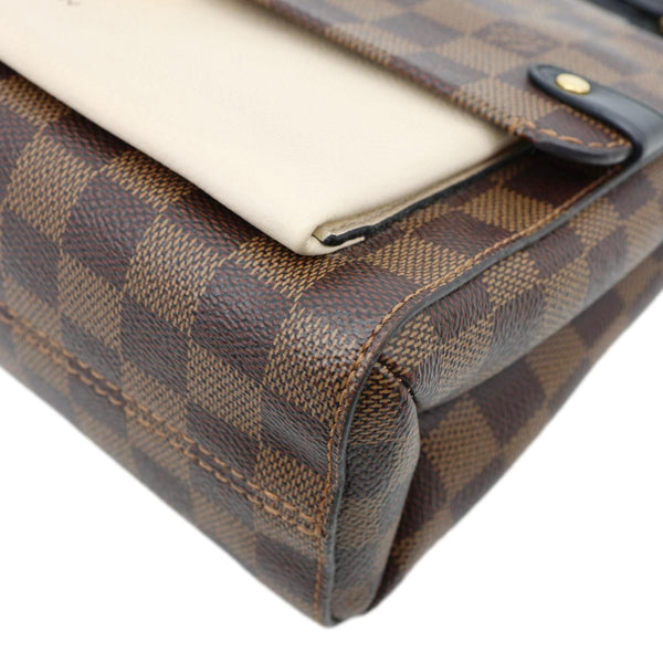 LOUIS VUITTON Vavin PM Damier Ebene Crossbody Bag Cream