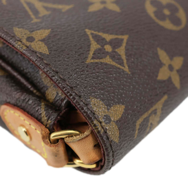 LOUIS VUITTON Favorite PM Monogram Canvas Shoulder Bag Brown