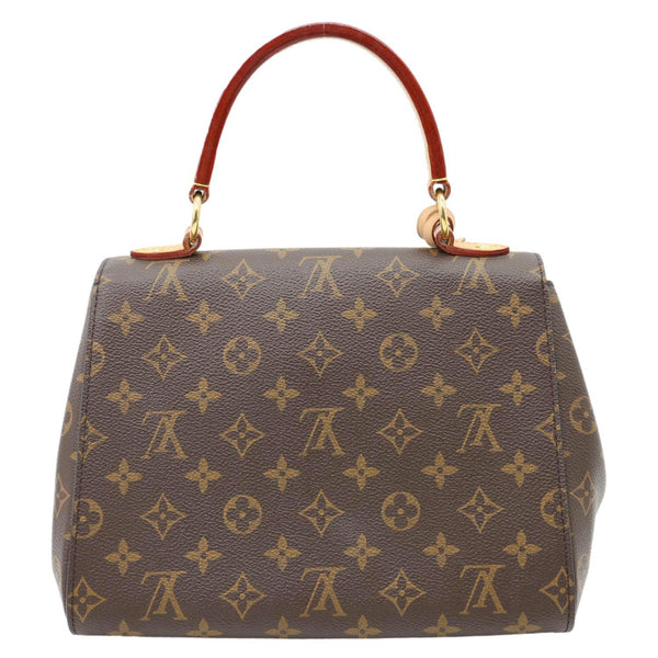 LOUIS VUITTON Cluny MM Monogram Canvas Crossbody Bag Brown