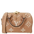 LOUIS VUITTON Speedy 20 Bandouliere Giant Monogram Empreinte Leather Shoulder Bag Arizona