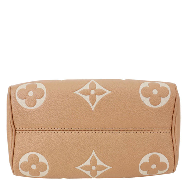 LOUIS VUITTON Speedy 20 Bandouliere Giant Monogram Empreinte Leather Shoulder Bag Arizona