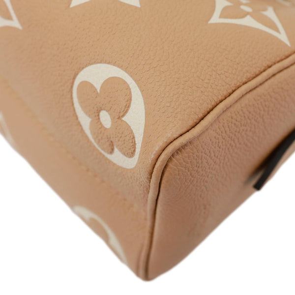 LOUIS VUITTON Speedy 20 Bandouliere Giant Monogram Empreinte Leather Shoulder Bag Arizona