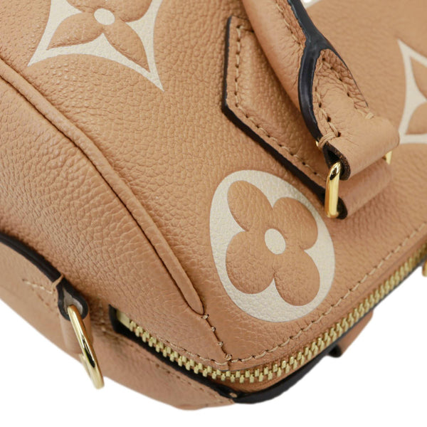 LOUIS VUITTON Speedy 20 Bandouliere Giant Monogram Empreinte Leather Shoulder Bag Arizona