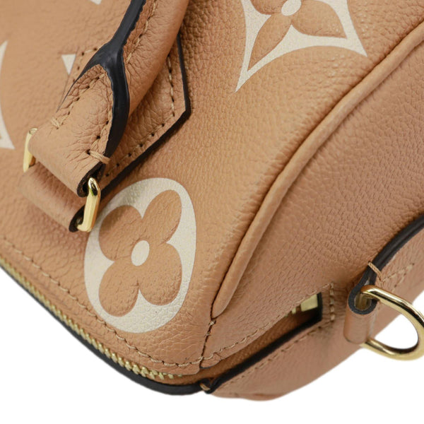 LOUIS VUITTON Speedy 20 Bandouliere Giant Monogram Empreinte Leather Shoulder Bag Arizona