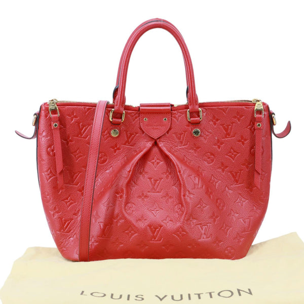 LOUIS VUITTON Mazarine Monogram Empreinte Shoulder Bag Red