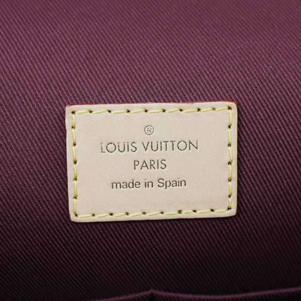 LOUIS VUITTON Cluny MM Monogram Canvas Crossbody Bag Brown