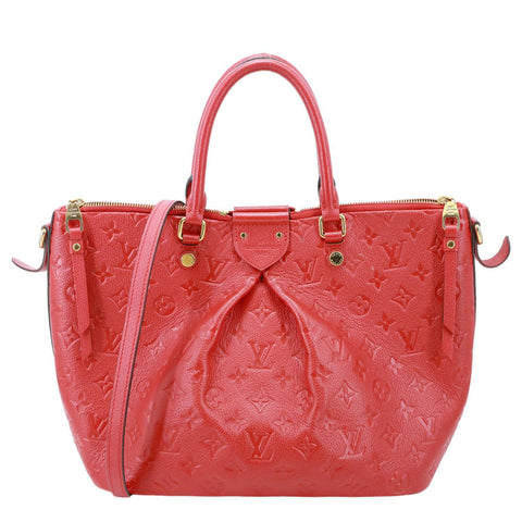 LOUIS VUITTON Mazarine Monogram Empreinte Shoulder Bag Red