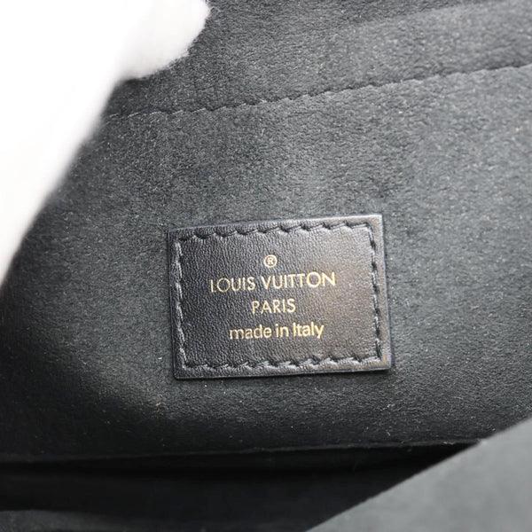 LOUIS VUITTON Chantilly Lock Reverse Monogram Canvas Shoulder Bag Black