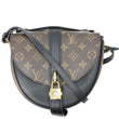 LOUIS VUITTON Chantilly Lock Reverse Monogram Canvas Shoulder Bag Black