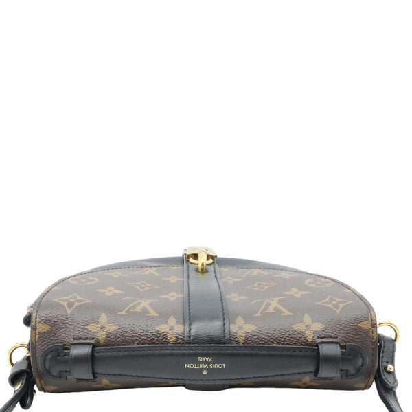 LOUIS VUITTON Chantilly Lock Reverse Monogram Canvas Shoulder Bag Black