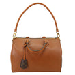 LOUIS VUITTON Speedy Soft 30 Epi Leather Hobo Bag Brown