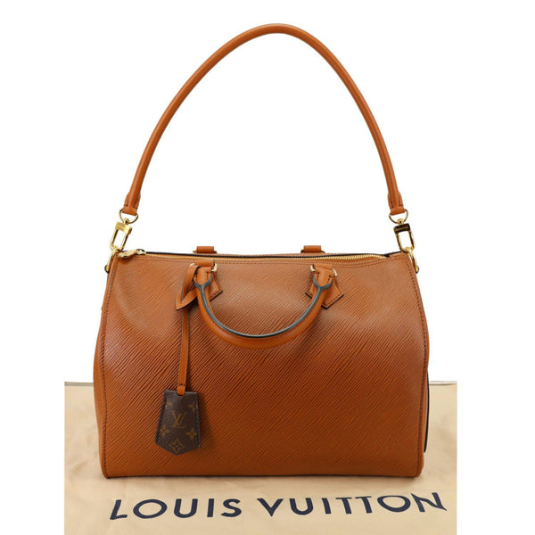 LOUIS VUITTON Speedy Soft 30 Epi Leather Hobo Bag Brown