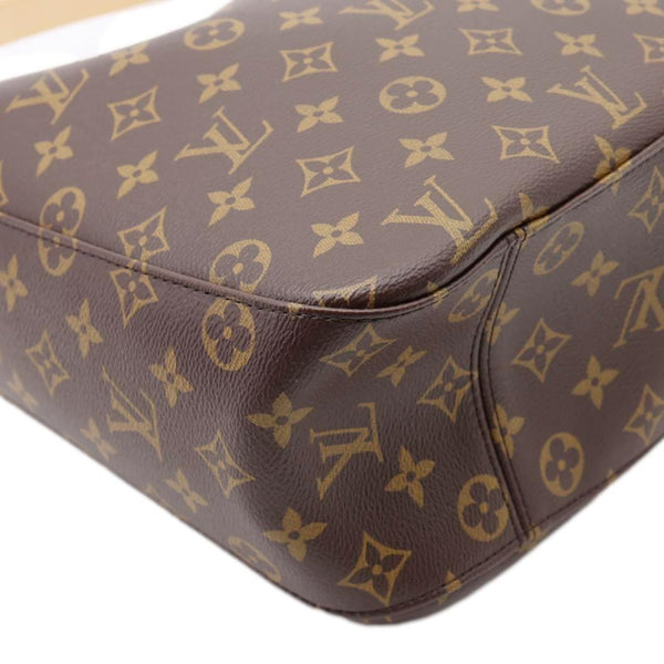 LOUIS VUITTON Slouchy MM Monogram Canvas Hobo Bag Brown
