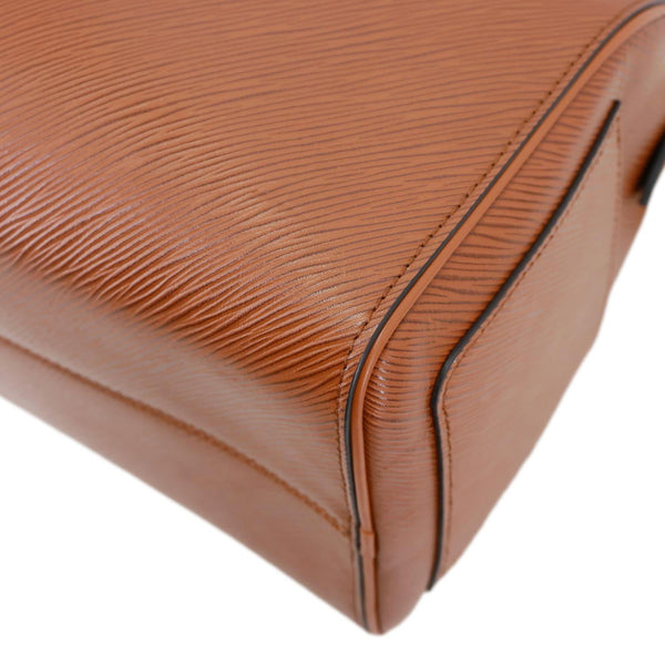 LOUIS VUITTON Speedy Soft 30 Epi Leather Hobo Bag Brown