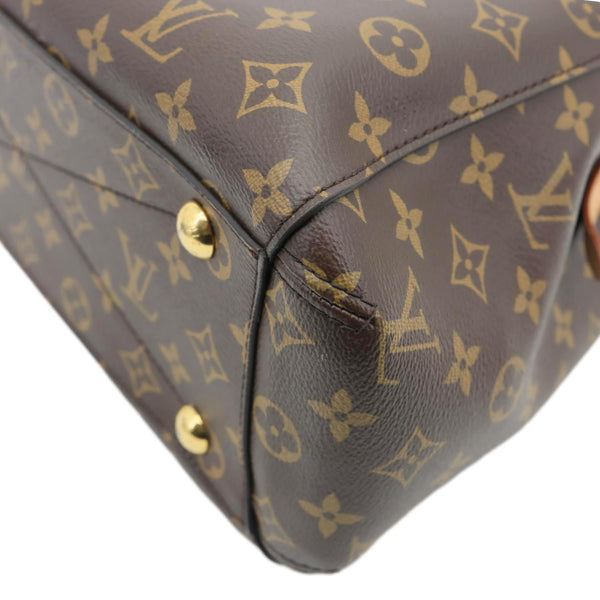 Louis Vuitton Montaigne MM Monogram Canvas Shoulder Bag Brown