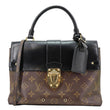 LOUIS VUITTON One Handle Flap MM Monogram Canvas Shoulder Bag Brown