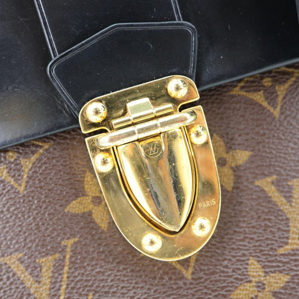 LOUIS VUITTON One Handle Flap MM Monogram Canvas Shoulder Bag Brown