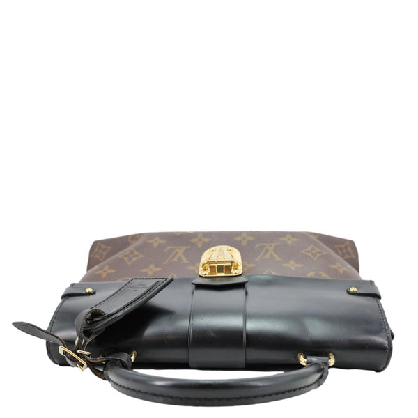 LOUIS VUITTON One Handle Flap MM Monogram Canvas Shoulder Bag Brown