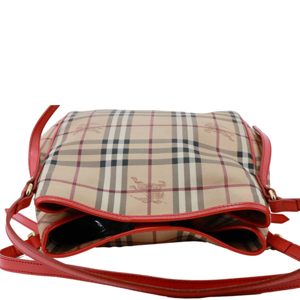 BURBERRY Canterbury Haymarket Check Canvas Tote Bag Beige