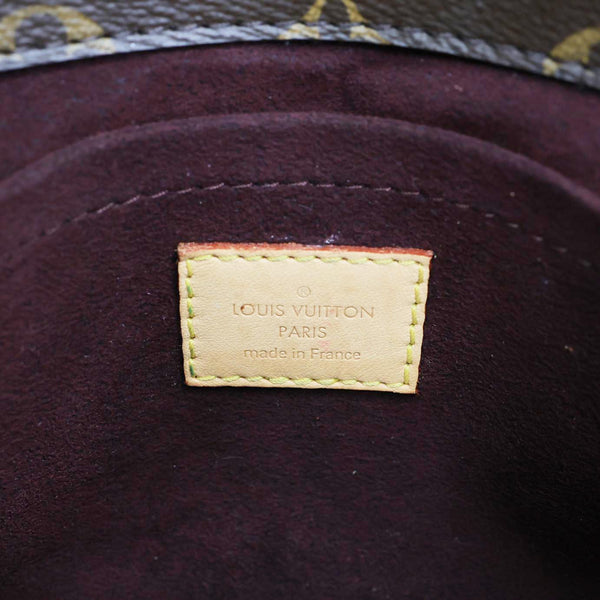 Louis Vuitton Montaigne MM Monogram Canvas Shoulder Bag Brown