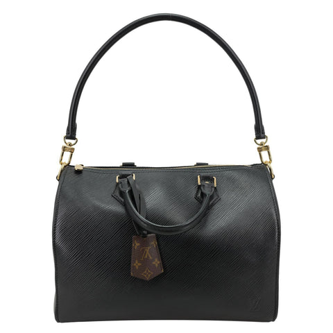Louis Vuitton  Speedy Soft Speedy 30 Epi Leather Satchel Bag Black