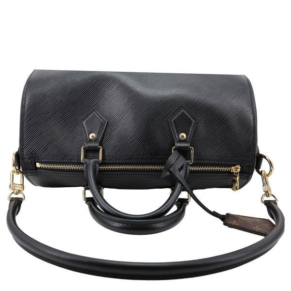 Louis Vuitton  Speedy Soft Speedy 30 Epi Leather Satchel Bag Black