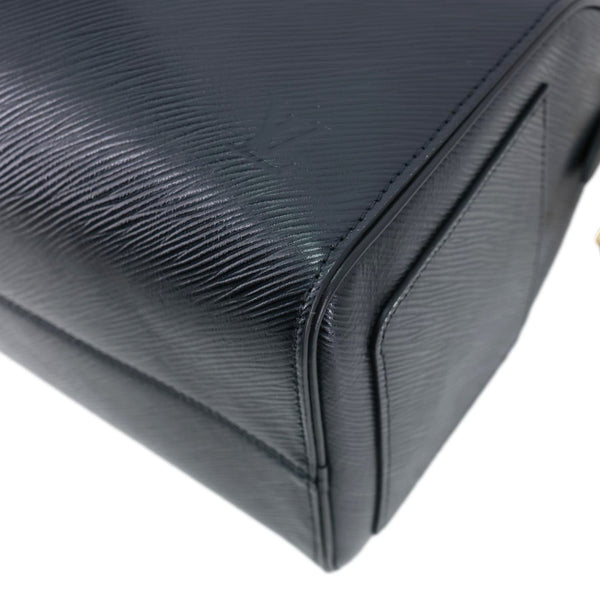 Louis Vuitton  Speedy Soft Speedy 30 Epi Leather Satchel Bag Black