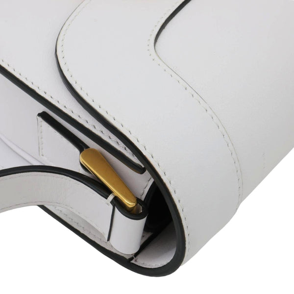 VALENTINO Garavani Supervee Leather Crossbody Bag White