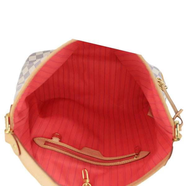 LOUIS VUITTON Delightful NM PM Damier Azur Hobo Shoulder Bag White