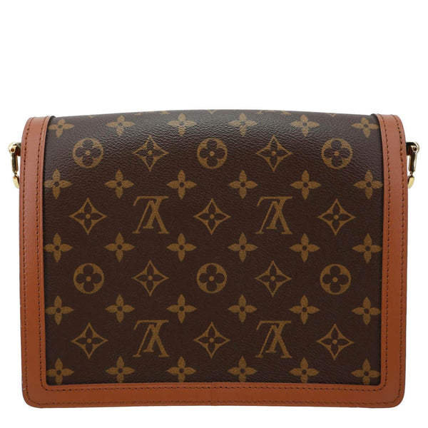 LOUIS VUITTON Dauphine MM Monogram Reverse Canvas Shoulder Bag Brown