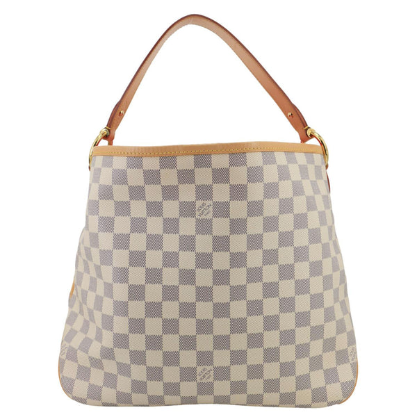 LOUIS VUITTON Delightful NM PM Damier Azur Hobo Shoulder Bag White