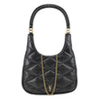 YVES SAINT LAURENT Sade Mini Quilted Leather Hobo Bag Black