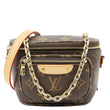 LOUIS VUITTON Mini Monogram Canvas Bumbag Brown