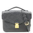 LOUIS VUITTON Metis Pochette Empreinte Leather Crossbody Bag Black