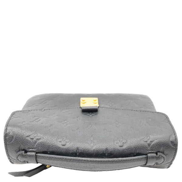 LOUIS VUITTON Metis Pochette Empreinte Leather Crossbody Bag Black