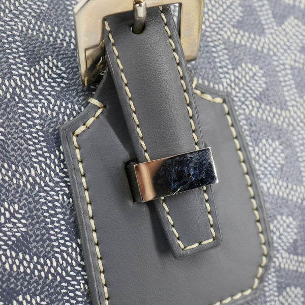 GOYARD Okinawa PM Chevron Print Canvas Tote Bag Grey