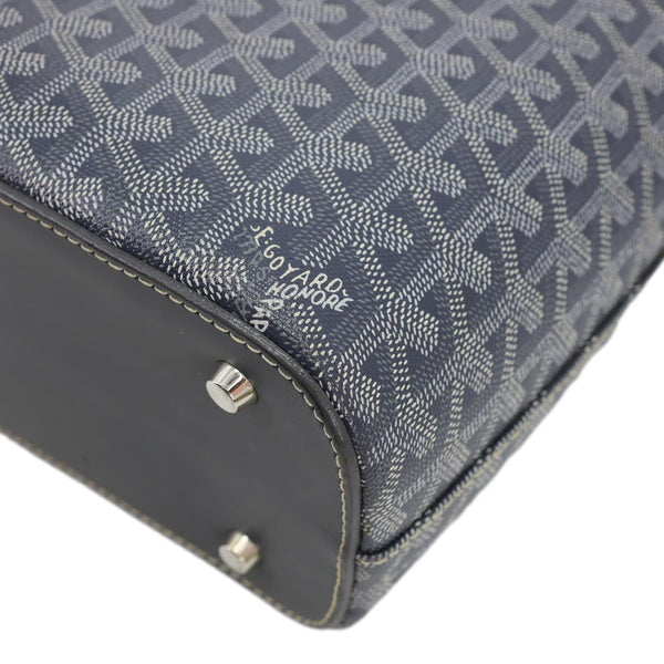GOYARD Okinawa PM Chevron Print Canvas Tote Bag Grey