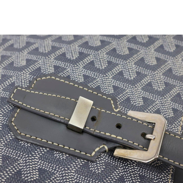 GOYARD Okinawa PM Chevron Print Canvas Tote Bag Grey