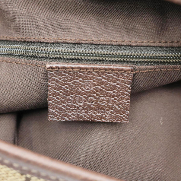 GUCCI Abbey D-Ring GG Canvas Crossbody Bag Beige 131326
